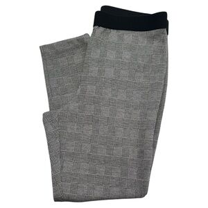 Talbots | Women’s Petite Knit Slim Glen Plaid Ankle Leggings Pants Size 12P NWOT